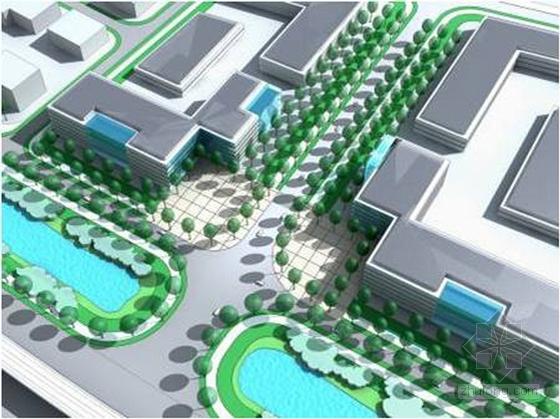 [天津]新興展示型工業基地景觀規劃設計方案-工業園區景觀-筑龍園林